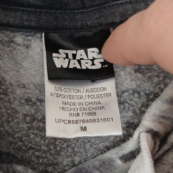 Star Wars Women's Gray Hoodie - Lightweight - Picture 2 of 5